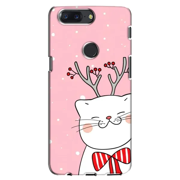 Чехол с рисунком «Зимний кот» для OnePlus 5T Чехол с рисунком «Зимний кот» для OnePlus 5T