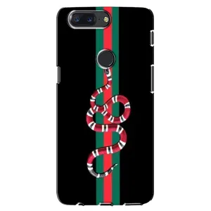 Чехлы Бренд GUCCI для One Plus 5T (Змей Гуччи)