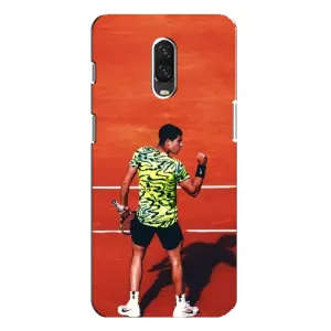 Чехлы с принтом Спортивная тематика для One Plus 6T (Алькарас Теннисист)