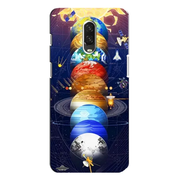 Чехол с рисунком «Арт планети» для OnePlus 6T Чехол с рисунком «Арт планети» для OnePlus 6T
