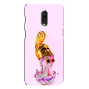 Чехол с Прикольным принтом на One Plus 6T (АРТ Статуя)