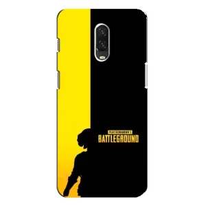 Чохол (TPU) з картинкою "Лого Пабг" на ВанПлас 6Т (Battlegrounds)