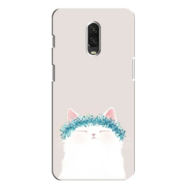 Чехол с рисунком «Белый котик» для OnePlus 6T Чехол с рисунком «Белый котик» для OnePlus 6T