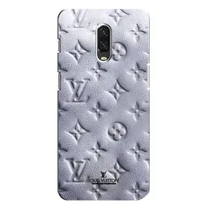 Текстурный Чехол Louis Vuitton для ВанПлас 6Т (Белый ЛВ)