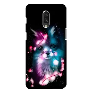 Чехол с рисунком «Черная Лиса» для OnePlus 6T