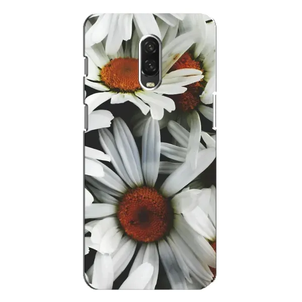 Чехол с рисунком «Цветы Ромашки» для OnePlus 6T Чехол с рисунком «Цветы Ромашки» для OnePlus 6T