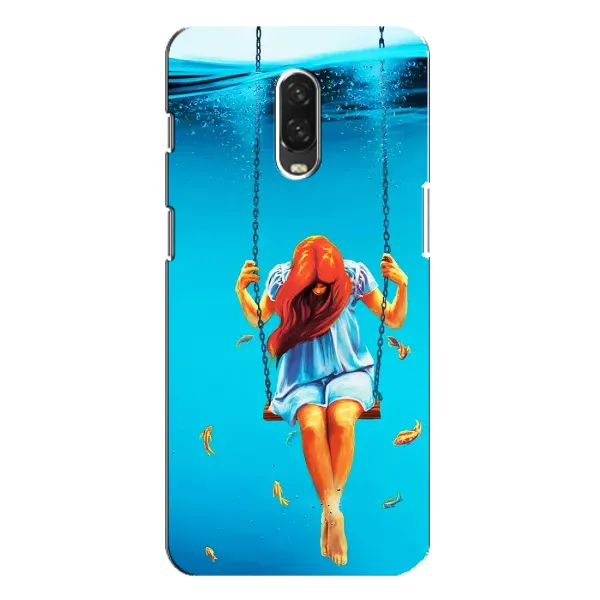 Чехол с рисунком «Девушка на качели» для OnePlus 6T