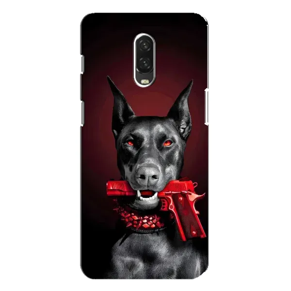 Чехол с рисунком «Доберман злой» для OnePlus 6T Чехол с рисунком «Доберман злой» для OnePlus 6T