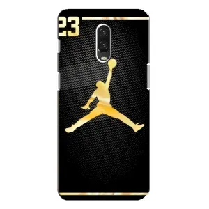 Силиконовый Чехол Nike Air Jordan на ВанПлас 6Т (Джордан 23)