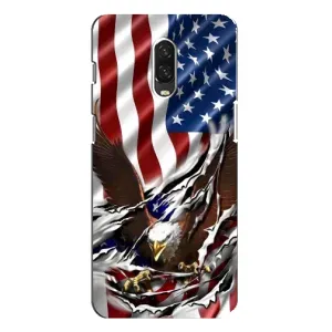 Чехол с рисунком «Флаг USA» для OnePlus 6T