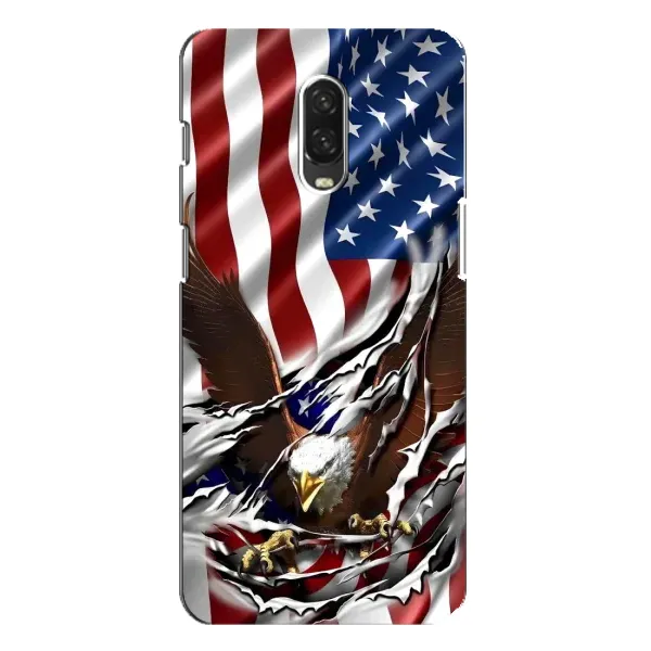 Чехол с рисунком «Флаг USA» для OnePlus 6T