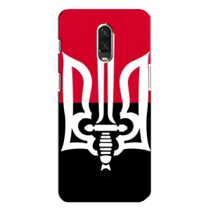 Чохли УПА (Червоно-Чорний) на One Plus 6T (Герб України)