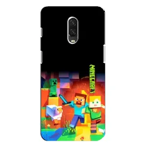 Чохли для One Plus 6T (Персонажі МайнКрафт) (Герой Майнкрафт)