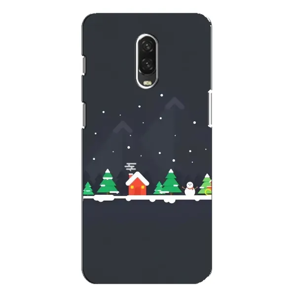 Чехол с рисунком «Город зимний» для OnePlus 6T Чехол с рисунком «Город зимний» для OnePlus 6T