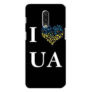 Силіконовий Чохол  на One Plus 6T (Я-Україна) (I Love UA)