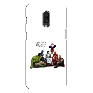 Чехлы для One Plus 6T (Для Христиан) (Иисус супергерой)