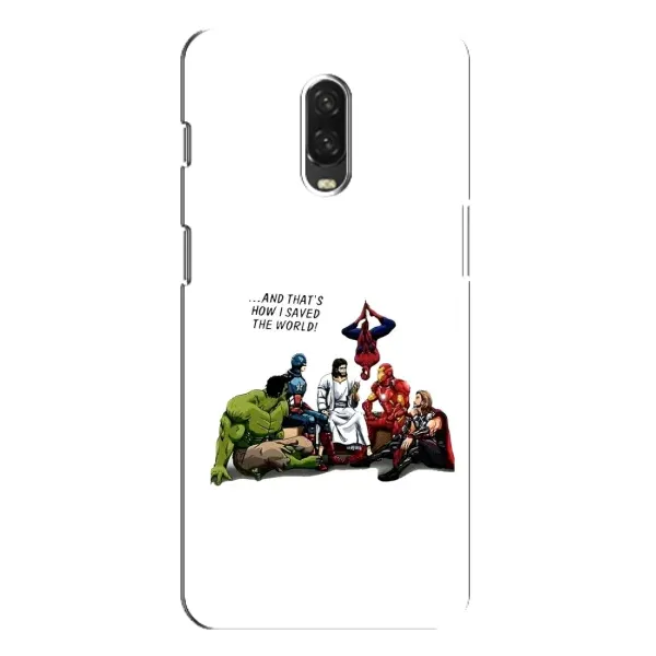 Чехол с рисунком «Иисус супергерой» для OnePlus 6T Чехол с рисунком «Иисус супергерой» для OnePlus 6T