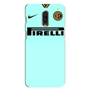 Силиконовые Чехлы принт Футбол на One Plus 6T (Inter)