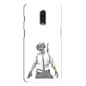 Чохол з картинкою "Герой Pubg" на One Plus 6T (З літер)