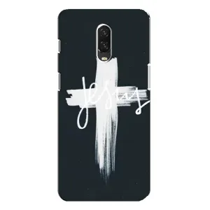 Чехлы для ВанПлас 6Т (Крест Иисуса) (Jesus)