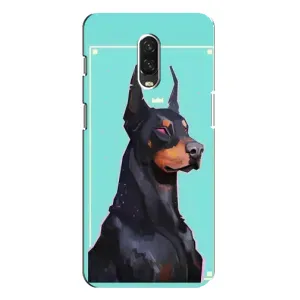 Чехол с рисунком «Король доберман» для OnePlus 6T