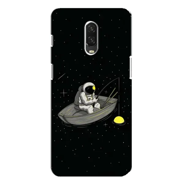 Чехол с рисунком «Космонавт на рыбалке» для OnePlus 6T Чехол с рисунком «Космонавт на рыбалке» для OnePlus 6T