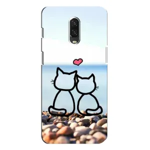 Силиконовые Чехлы Любимому человеку для One Plus 6T (Котейки)