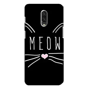Бампер з зображенням Котиків для ВанПлас 6Т (КОТИК MEOW)