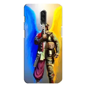 Чохол з картинкою (Патріотичний КОЗАК) на One Plus 6T (КОЗАК  з крилами)
