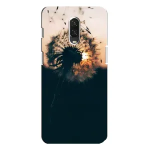 Силиконовый Чехол с одуванчиками на One Plus 6T (Красивый одуванчик)