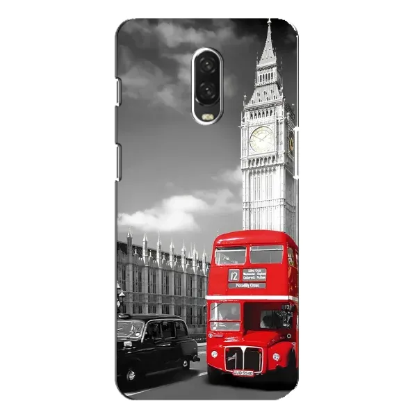 Чехол с рисунком «Красный автобус» для OnePlus 6T Чехол с рисунком «Красный автобус» для OnePlus 6T