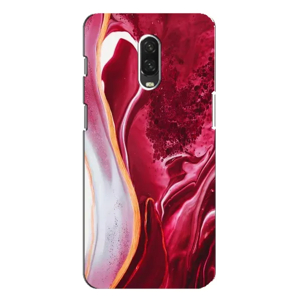 Чехол с рисунком «Красный мрамор» для OnePlus 6T Чехол с рисунком «Красный мрамор» для OnePlus 6T