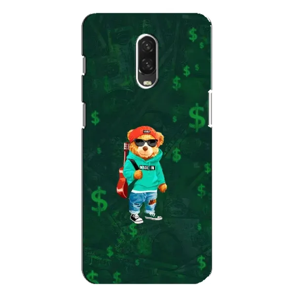 Чехол с рисунком «Крутой Тедди» для OnePlus 6T Чехол с рисунком «Крутой Тедди» для OnePlus 6T