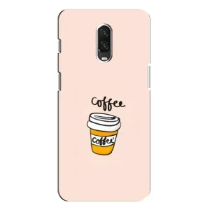Чохол з зображенням смачної їжі для One Plus 6T (Кружка Кави)