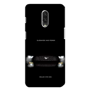 Чехлы с тематикой "Крутые машины" на One Plus 6T (Черный Land Rover)