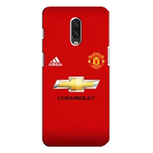 Силиконовые Чехлы принт Футбол на One Plus 6T (Man United)