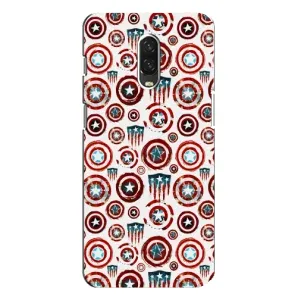 Чохол с Щітом Капітана Америки на One Plus 6T (Марвел щити)