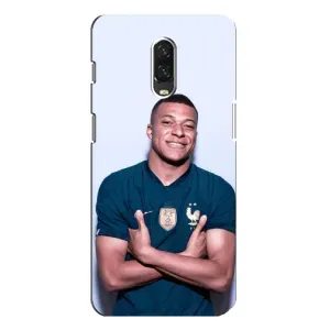 Чохол (TPU) з Футболістом на One Plus 6T (Мбаппешичка)