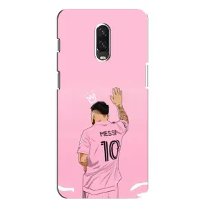 Чехлы Лео Месси в Майами на One Plus 6T (Месси Маями)