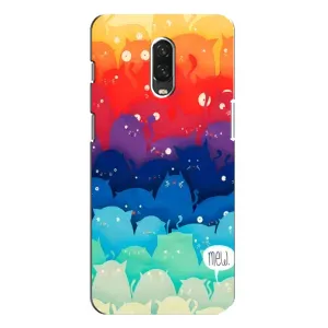 Силіконовий чохол з котиком для One Plus 6T (Mew)