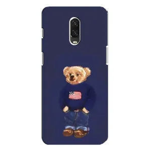 Чехлы Мишка Тедди для ВанПлас 6Т (Мишка USA)