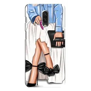 Силиконовый Чехол на One Plus 6T с картинкой Стильных Девушек (Мода)