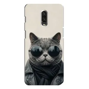 Чохол на тематику: Коти для OnePlus 6T (Модний кіт)