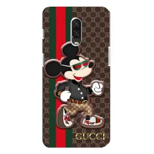 Чехлы Бренд GUCCI для One Plus 6T (Маус Гуччи)