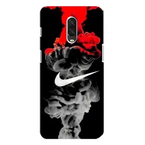 Силиконовый Чехол на One Plus 6T с картинкой Nike (Nike дым)