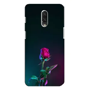 Чехлы с принтом Розочки для One Plus 6T (Ночная роза)