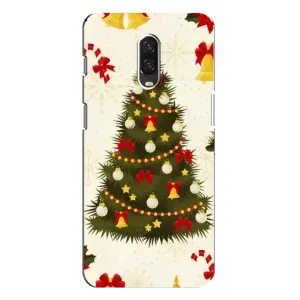 Чохол новорічна ялинка на One Plus 6T (Новорічний принт)