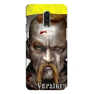 Чохол з картинкою (Патріотичний КОЗАК) на One Plus 6T (Одноокий КОЗАК)