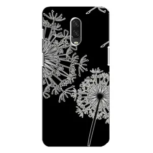 Силиконовый Чехол с одуванчиками на One Plus 6T (Одуванчики)