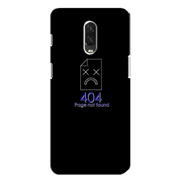 Чохол з малюнком «Помилка 404» для OnePlus 6T Чохол з малюнком «Помилка 404» для OnePlus 6T